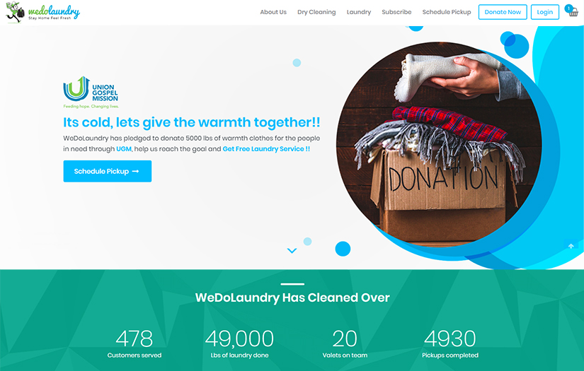 WeDoLaundry screenshot 1